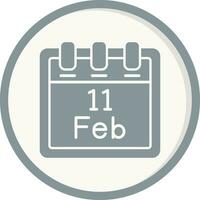 February 111 Vector Icon