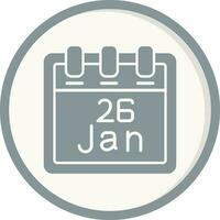 January 26 Vector Icon