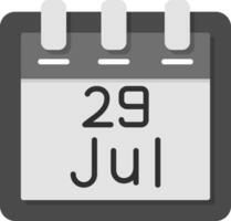 July 29 Vector Icon