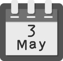 May 3 Vector Icon