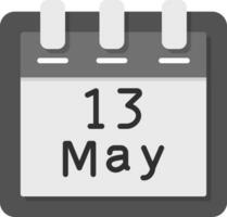 May 13 Vector Icon