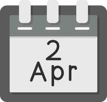 April 2 Vector Icon