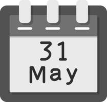 May 31 Vector Icon