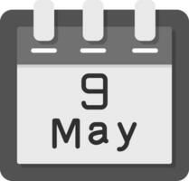 May 9 Vector Icon