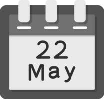 May 22 Vector Icon