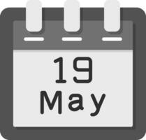 May 19 Vector Icon