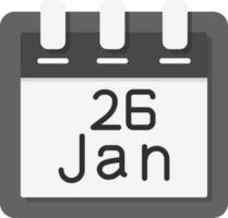 January 26 Vector Icon