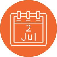 July 2 Vector Icon