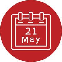 May 21 Vector Icon