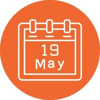 May 19 Vector Icon