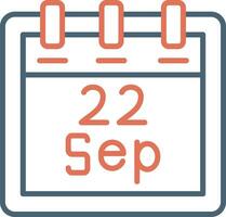 September 22 Vector Icon