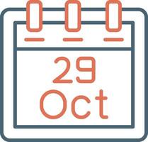 October 29 Vector Icon