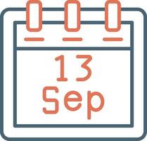 September 13 Vector Icon