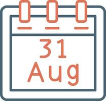 August 31 Vector Icon