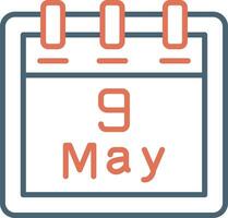 May 9 Vector Icon