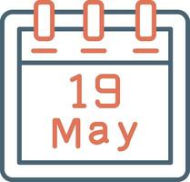 May 19 Vector Icon