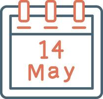 May 14 Vector Icon