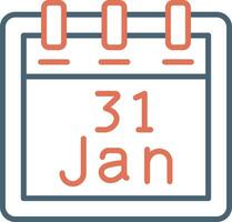 January 31 Vector Icon