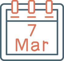 March 7 Vector Icon