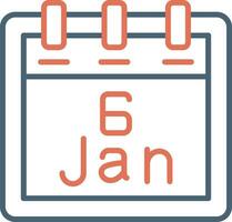 January 6 Vector Icon