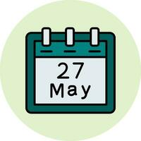 May 27 Vector Icon