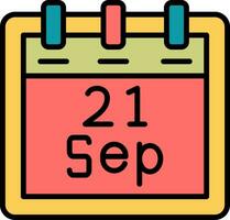 September 21 Vector Icon