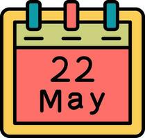 May 22 Vector Icon