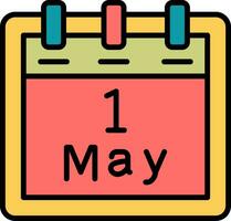 May 1 Vector Icon
