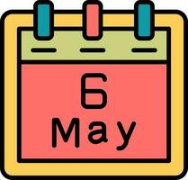 May 6 Vector Icon