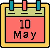 May 10 Vector Icon