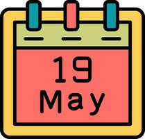 May 19 Vector Icon