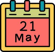 May 21 Vector Icon