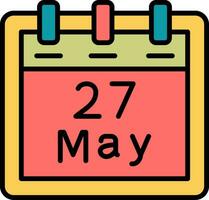 May 27 Vector Icon