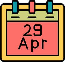 April 29 Vector Icon