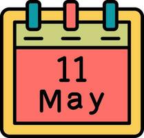 May 11 Vector Icon