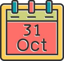 October 31 Vector Icon