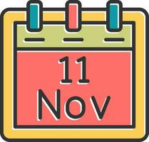 November 11 Vector Icon