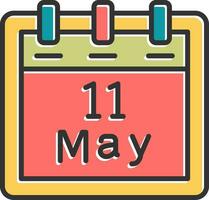 May 11 Vector Icon