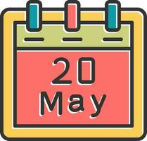 May 20 Vector Icon