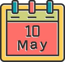 May 10 Vector Icon