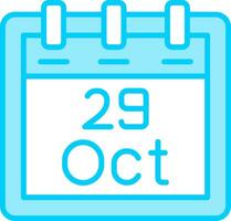 October 29 Vector Icon
