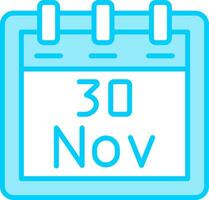 November 30 Vector Icon