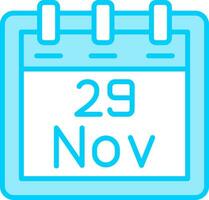 November 29 Vector Icon