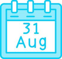 August 31 Vector Icon