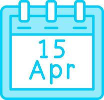 April 15 Vector Icon