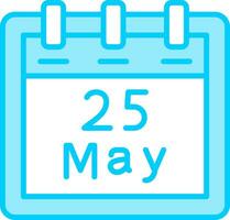 May 25 Vector Icon