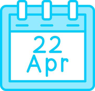 April 22 Vector Icon