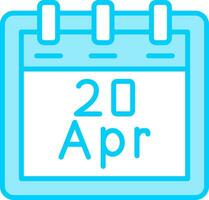 April 20 Vector Icon