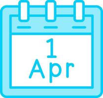 April 1 Vector Icon