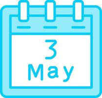 May 3 Vector Icon